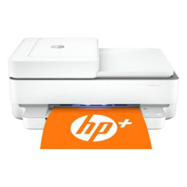 HP – ENVY 6455e Wireless All-In-One Inkjet Printer with 6 months of Instant Ink Included with HP+ – White