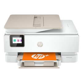 HP – ENVY Inspire 7955e Wireless All-In-One Inkjet Photo Printer with 6 months of Instant Ink included with HP+ – White & Sandstone